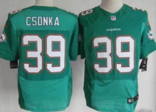 Nike Miami Dolphins #39 Larry Csonka 2013 Green Elite Jersey