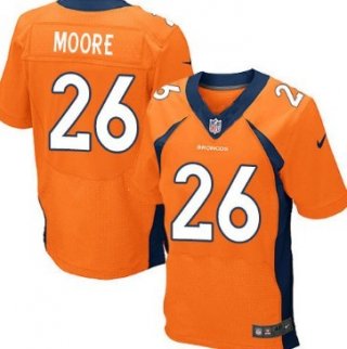 Nike Denver Broncos #26 Rahim Moore 2013 Orange Elite Jersey