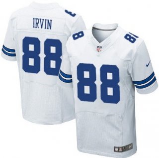 Nike Dallas Cowboys #88 Michael Irvin White Elite Jersey