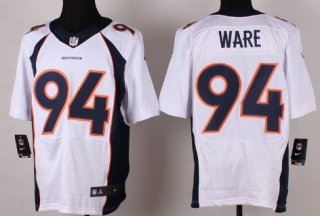 Nike Denver Broncos #94 DeMarcus Ware 2013 White Elite Jersey