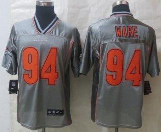 Nike Denver Broncos #94 DeMarcus Ware 2013 Gray Vapor Elite Jersey