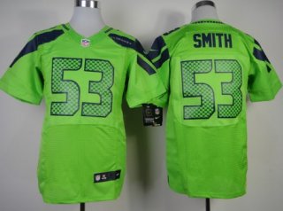 Nike Seattle Seahawks #53 Malcolm Smith Green Elite Jersey