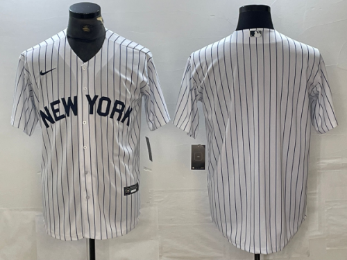 Men's New York Yankees Blank White 2024 Cool Base Stitched Jerseys