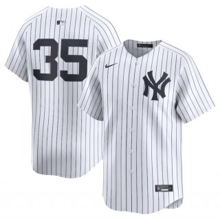 Men's New York Yankees #35 Cody Bellinger White 2024 Home Limited Stitched Baseball Jersey