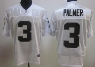 Nike Oakland Raiders #3 Carson Palmer White Elite Jersey