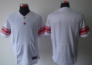 Nike New York Giants Blank White Elite Jersey