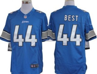 Nike Detroit Lions #44 Jahvid Best Light Blue Limited Jersey