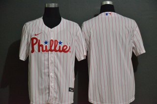 Men's Philadelphia Phillies Blank White Stitched MLB Cool Base Nike Jersey