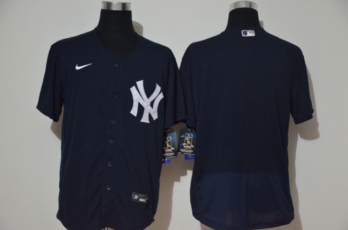 Men's New York Yankees Blank Black Stitched MLB Flex Base Nike Jersey