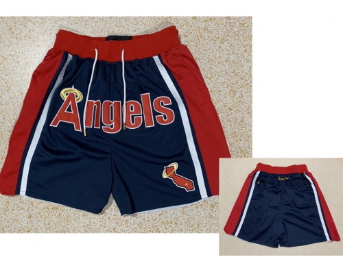 Men's Los Angeles Angels Navy Blue Just Don Shorts Swingman Shorts