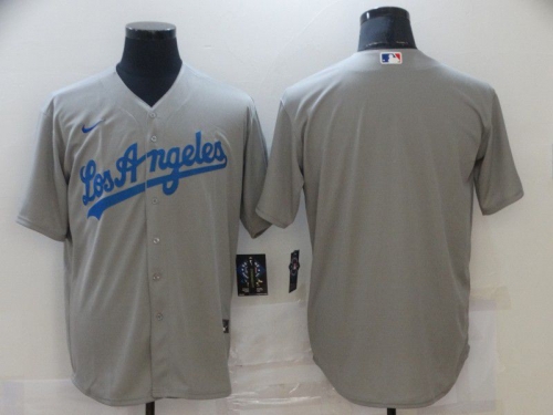 Men Los Angeles Dodgers Blank Grey Game Nike MLB Jerseys