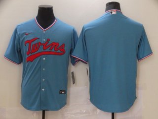 Men Minnesota Twins Blank Light blue Game Nike MLB Jerseys