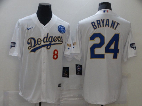 Men Los Angeles Dodgers 24 Bryant White Game 2021 Nike MLB Jerseys