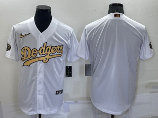 Men's Los Angeles Dodgers Blank White 2022 All Star Stitched Cool Base Nike Jersey