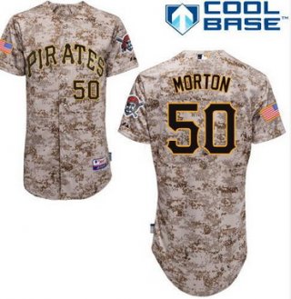 Men's Pittsburgh Pirates #50 Jameson Taillon Camo Cool Base Baseball Jersey