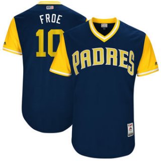 Men's San Diego Padres Hunter Renfroe Froe Majestic Navy 2017 Players Weekend Authentic Jersey