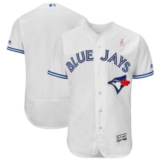 Toronto Blue Jays Blank White 2018 Mother's Day Flexbase Jersey