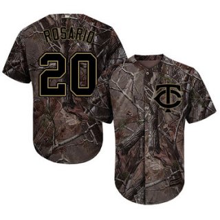 Minnesota Twins #20 Eddie Rosario Camo Realtree Collection Cool Base Stitched MLB Jersey