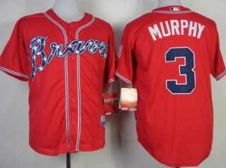 Atlanta Braves #3 Dale Murphy 2014 Red Cool Base Jersey