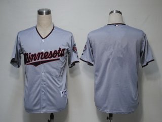 Minnesota Twins Blank Gray Jersey