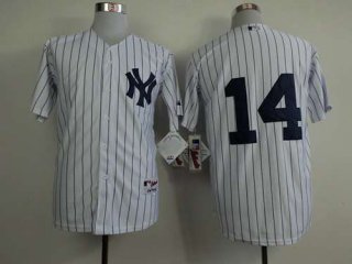 Men's New York Yankees #14 Stephen Drew White Jersey