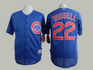 Men's Chicago Cubs #22 Addison Russell Blue Jersey