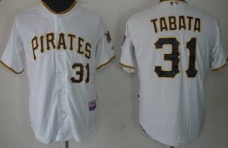 Men's Pittsburgh Pirates #31 Jose Tabata White Jersey