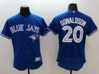 Men's Toronto Blue Jays #20 Josh Donaldson Blue Flexbase 2016 MLB Player Jersey