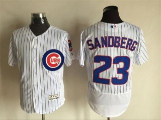 Men's Chicago Cubs #23 Ryne Sandberg Retired Gray 2016 Flexbase Majestic Baseball Jersey