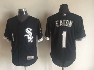 Men's Chicago White Sox #1 Adam Eaton Black 2016 Flexbase Majestic Baseball Jersey