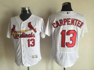 Men's St. Louis Cardinals #13 Matt Carpenter White 2016 Flexbase Majestic Baseball Jersey