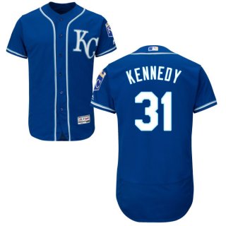 Men's Kansas City Royals #31 Ian Kennedy Majestic Royal Blue 2016 Flexbase Authentic Collection Jersey