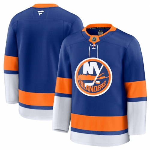 Men's New York Islanders Blank Royal 2024-25 Home Stitched Hockey Jersey