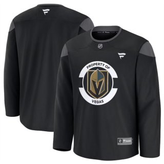 Men's Vegas Golden Knights Black 2024-25 Team Practice Stitched Hockey Jersey