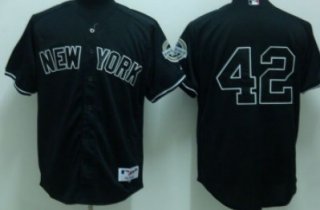 New York Yankees #42 Mariano Rivera Black Jersey