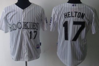 Colorado Rockies #17 Todd Helton White Jersey