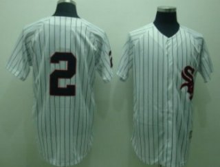 Chicago White Sox #2 Nellie Fox 1959 White Throwback Jersey