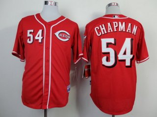 Cincinnati Reds #54 Aroldis Chapman Red Jersey