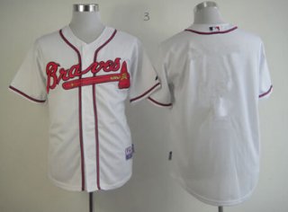 Atlanta Braves Blank White Jersey