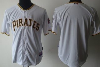 Pittsburgh Pirates Blank White Jersey