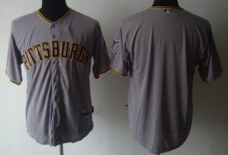 Pittsburgh Pirates Blank Gray Jersey