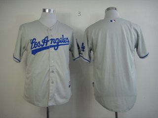 LA Angeles Dodgers Blank Gray Jersey