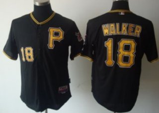 Pittsburgh Pirates #18 Neil Walker Black Jersey