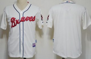 Atlanta Braves Blank Cream Jersey