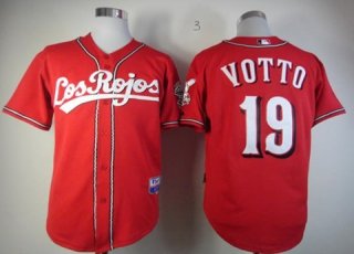 Cincinnati Reds #19 Joey Votto 2013 Red Jersey