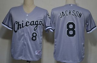 Chicago White Sox #8 Bo Jackson Gray Jersey