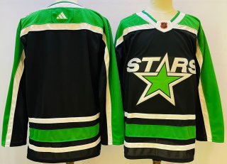 Men's Dallas Stars Blank 2022 Balck Reverse Retro 2.0 Stitched Jersey