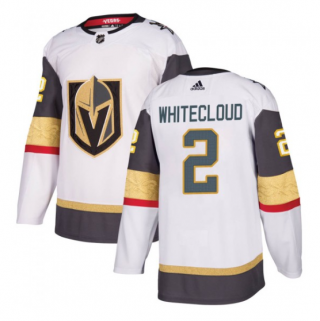 Men's Vegas Golden Knights #2 Zach Whitecloud White Stitched Jersey