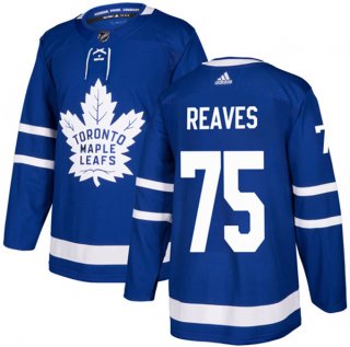 Men's Toronto Maple Leafs #75 Ryan Reaves Blue Stitched Jersey