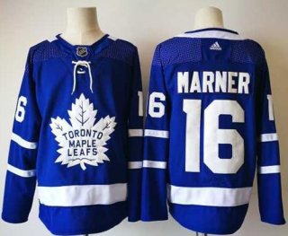 Men's Toronto Maple Leafs #16 Mitchell Marner Royal Blue Home 2017-2018 adidas Hockey Stitched NHL Jersey